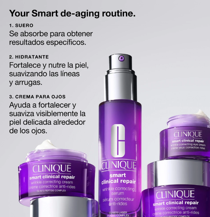 Crema Antiarrugas Smart Clinical Repair Para Piel Seca